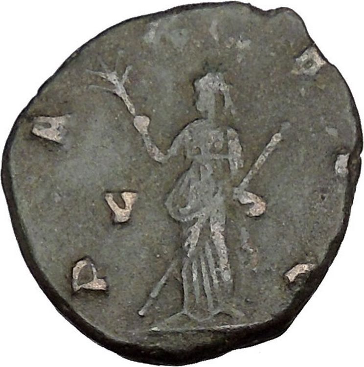 Gallienus son of Valerian I Ancient Roman Coin Pax Eirene Peace Cult i37565