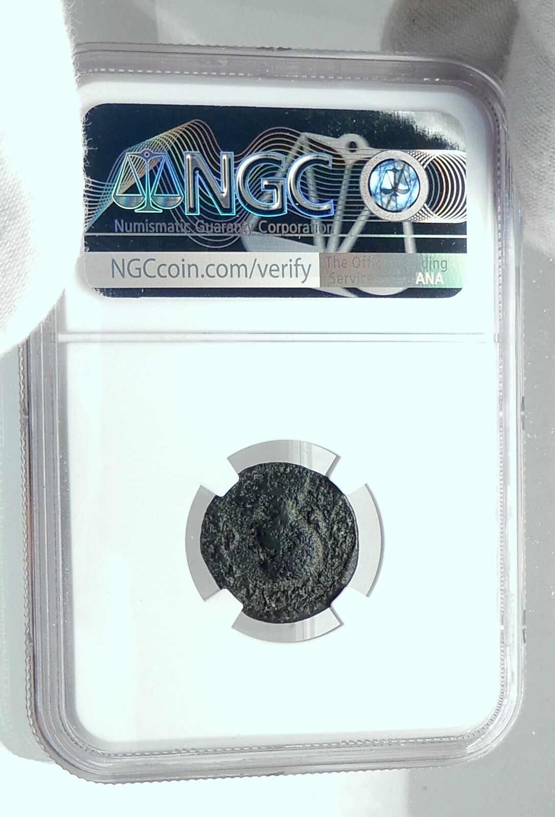 MACRINUS & DIADUMENIAN Authentic Ancient 217AD Antioch Roman Coin NGC i77641