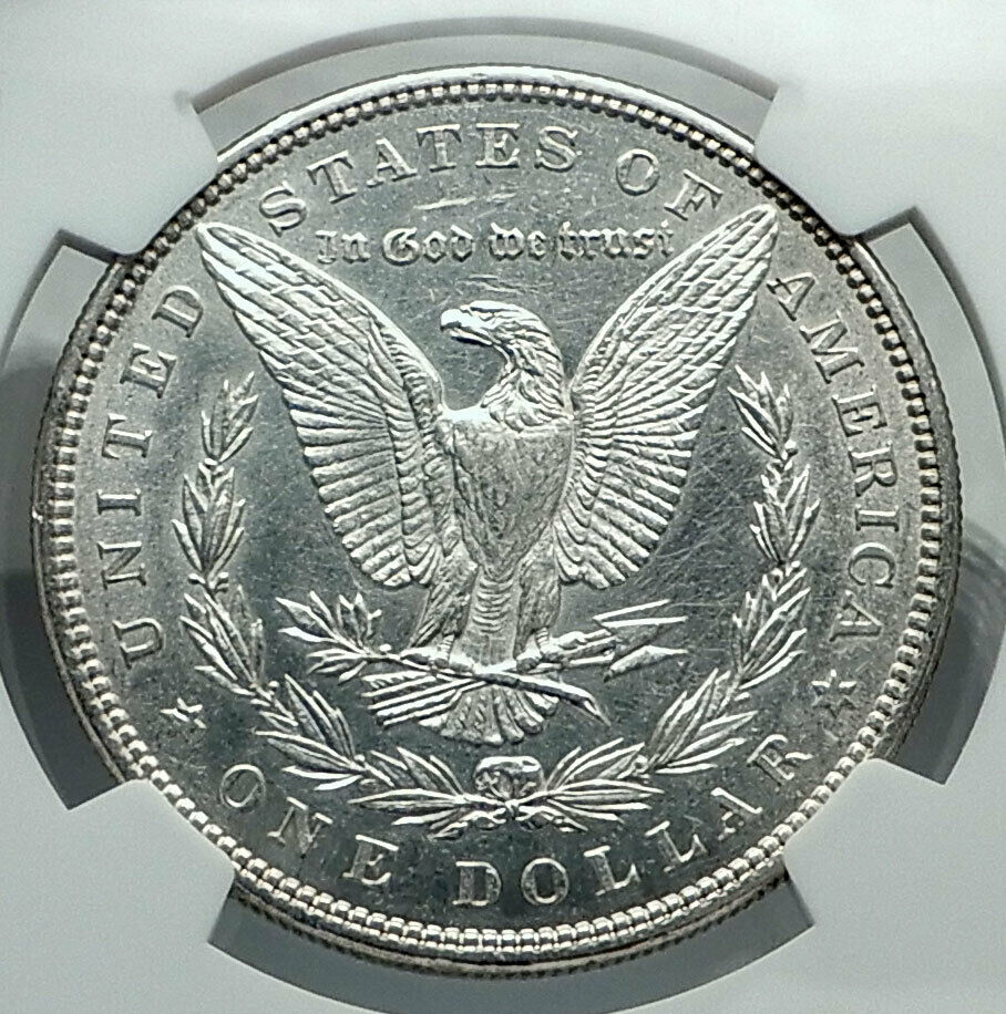 1885 UNITED STATES of America SILVER Morgan US Dollar Coin EAGLE NGC i79657