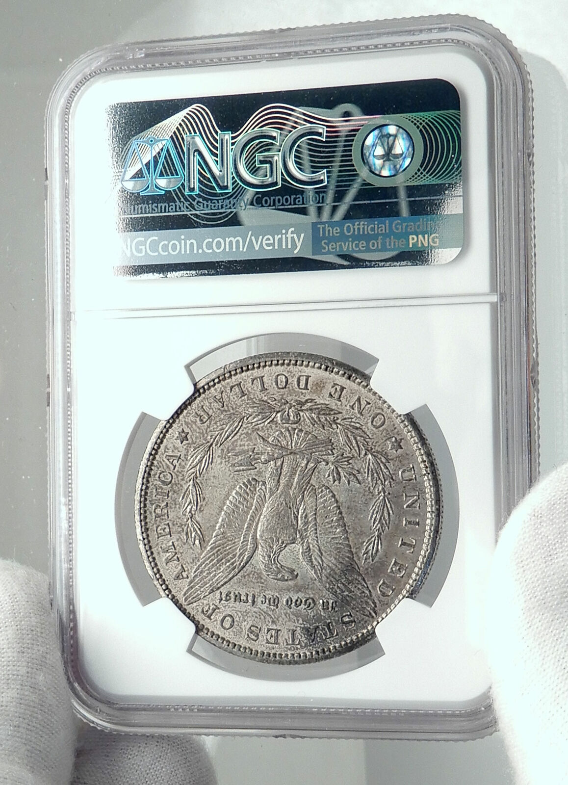 1900 UNITED STATES of America SILVER Morgan US Dollar Coin EAGLE NGC i79694