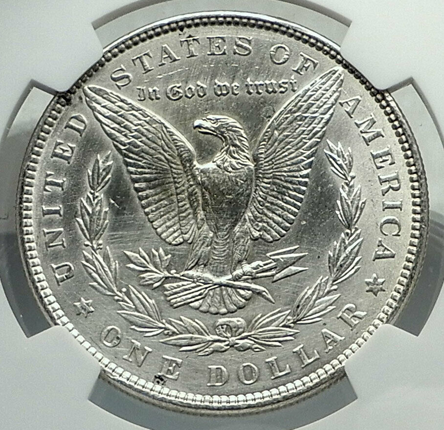 1886 UNITED STATES of America SILVER Morgan US Dollar Coin EAGLE NGC i79830