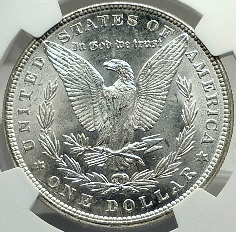 1886 UNITED STATES of America SILVER Morgan US Dollar Coin EAGLE NGC MS i79838