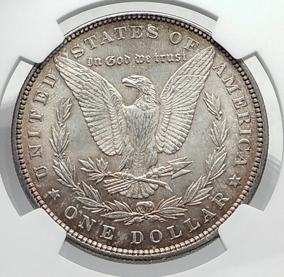 1897 UNITED STATES of America SILVER Morgan US Dollar Coin EAGLE NGC MS i79881