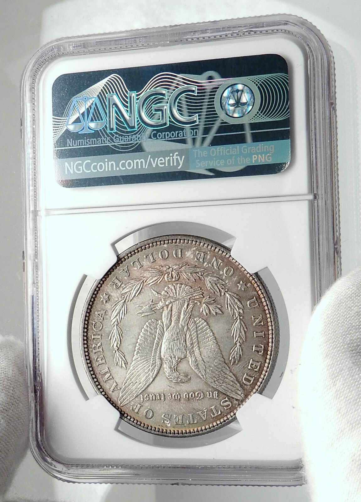 1897 UNITED STATES of America SILVER Morgan US Dollar Coin EAGLE NGC MS i79881