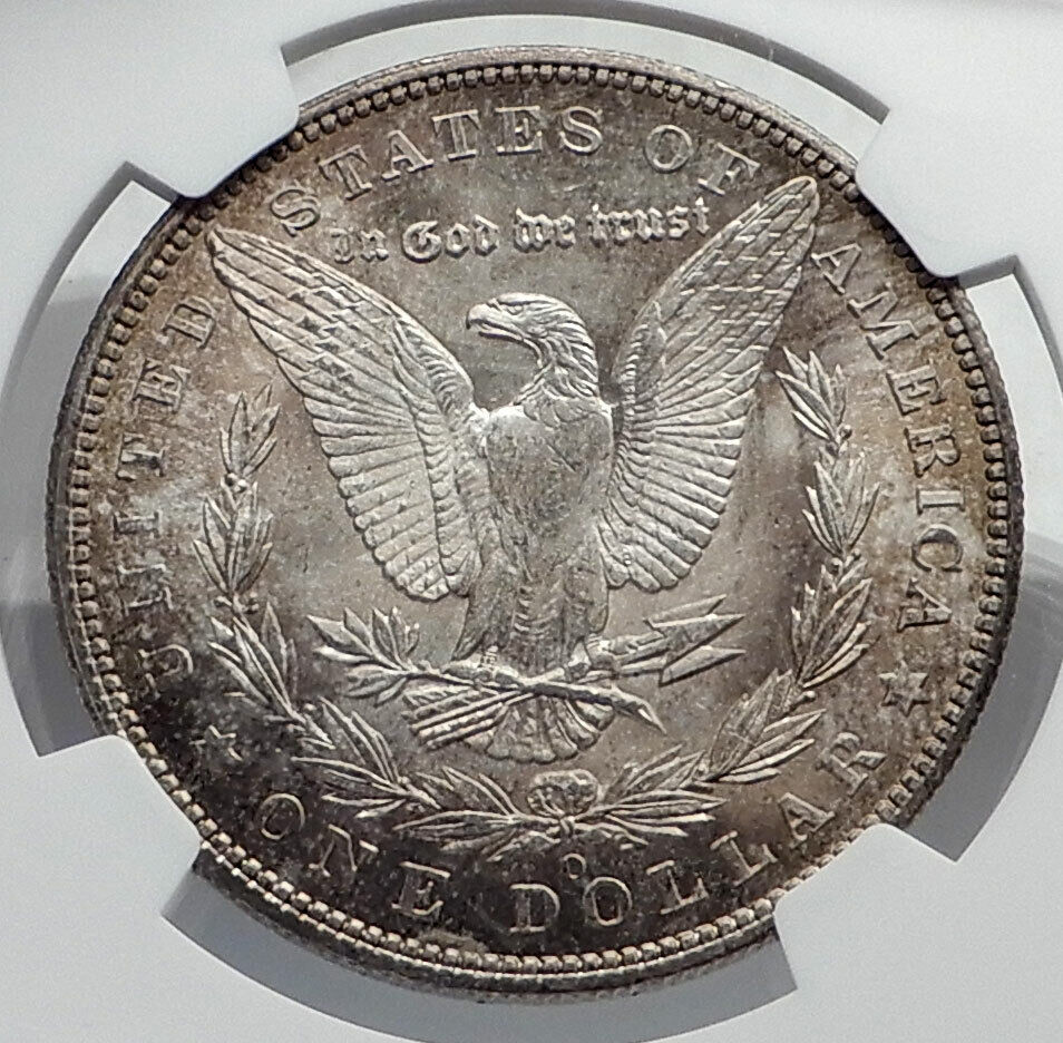 1904 UNITED STATES of America SILVER Morgan US Dollar Coin EAGLE NGC MS i80037