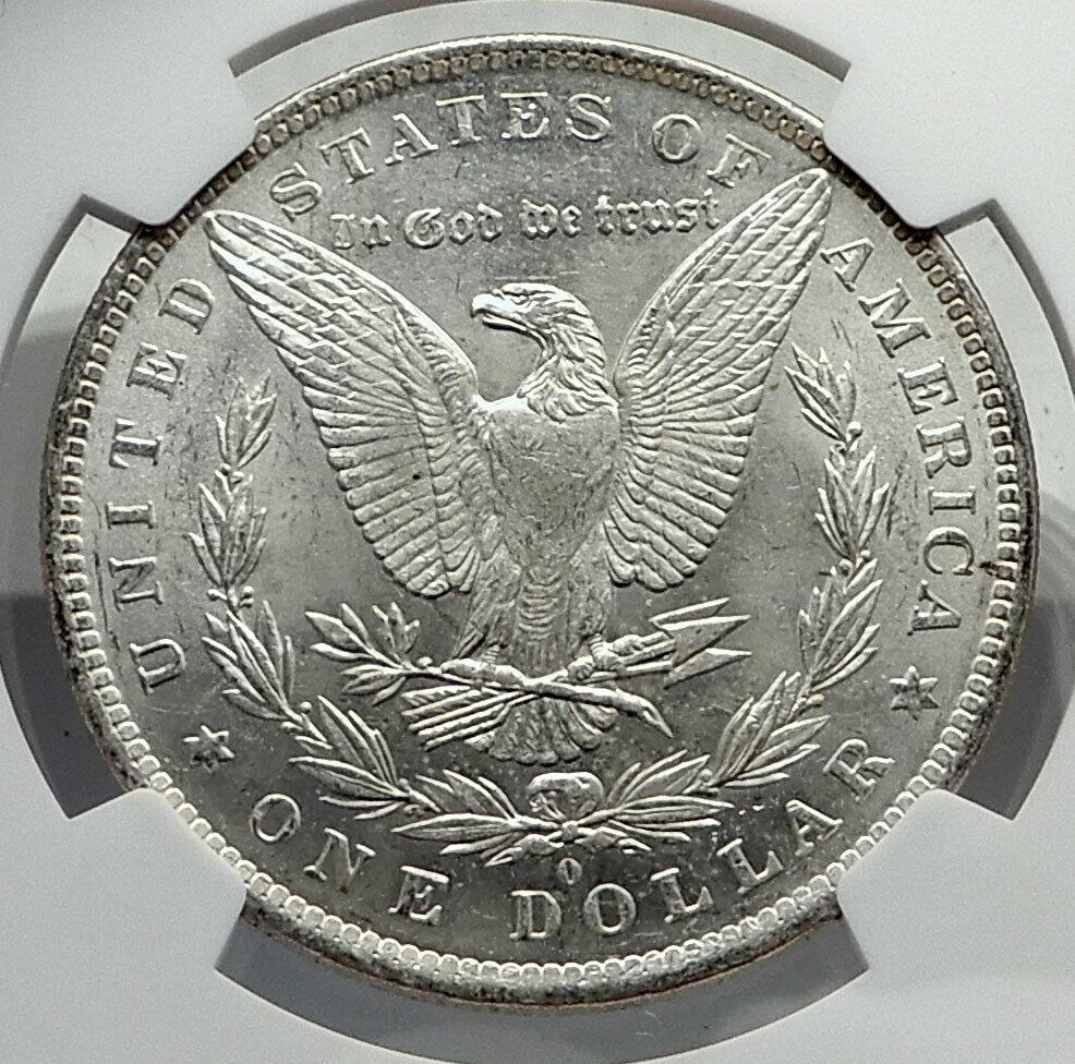 1883 UNITED STATES of America SILVER Morgan US Dollar Coin EAGLE NGC MS i80086