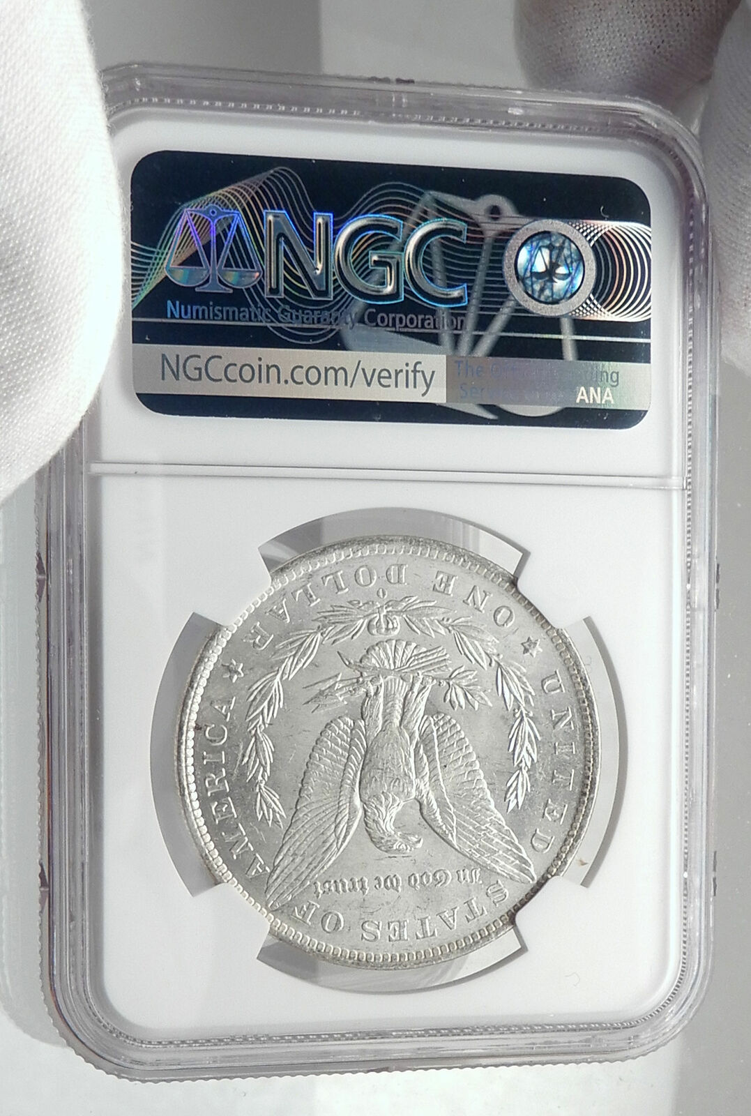 1883 UNITED STATES of America SILVER Morgan US Dollar Coin EAGLE NGC MS i80086