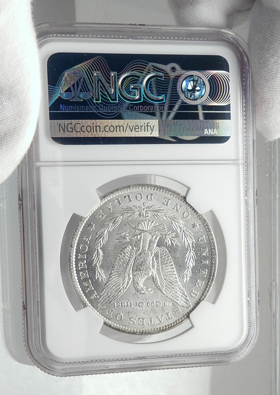 1883 UNITED STATES of America SILVER Morgan US Dollar Coin EAGLE NGC MS i80085