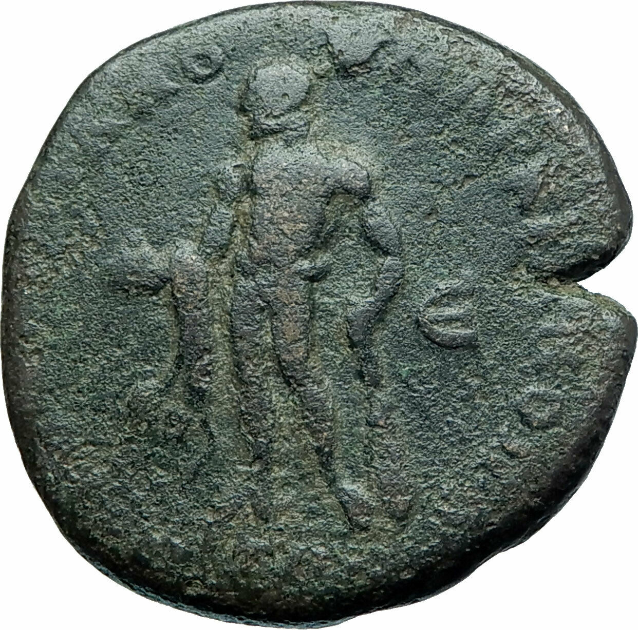 MACRINUS & SON DIADUMENIAN Ancient Marcianopolis Roman Coin w HERCULES i78971