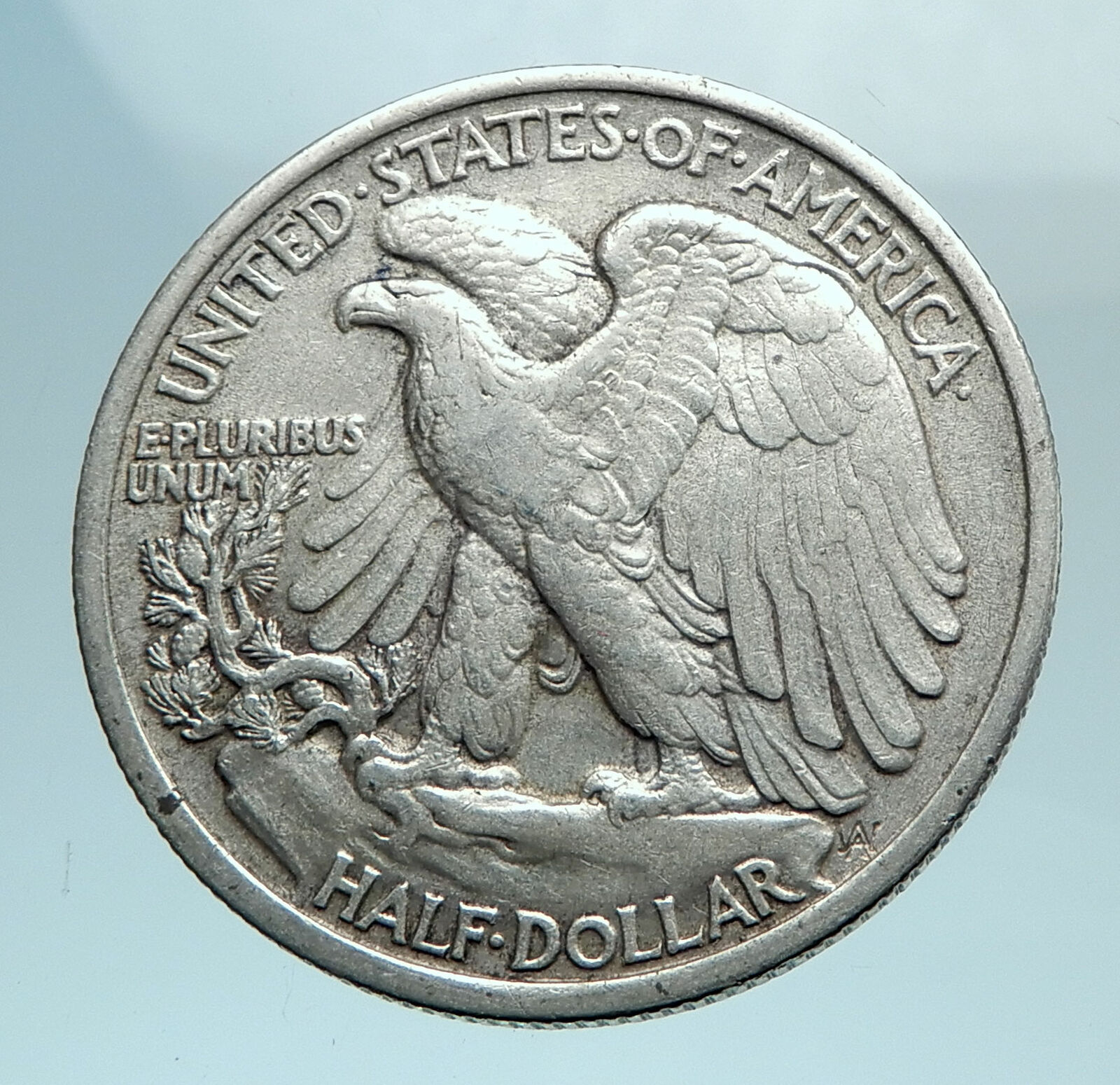 1935 UNITED STATES US Silver WALKING LIBERTY Half Dollar Coin w EAGLE i78572