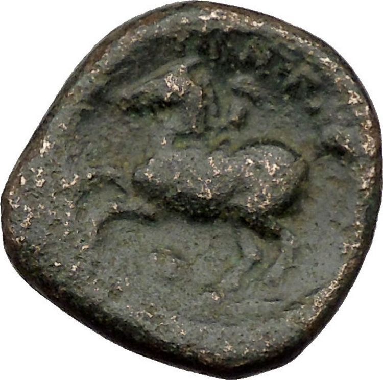 Philip II Alexander the Great Dad OLYMPIC GAMES Ancient Greek Coin Horse i37146