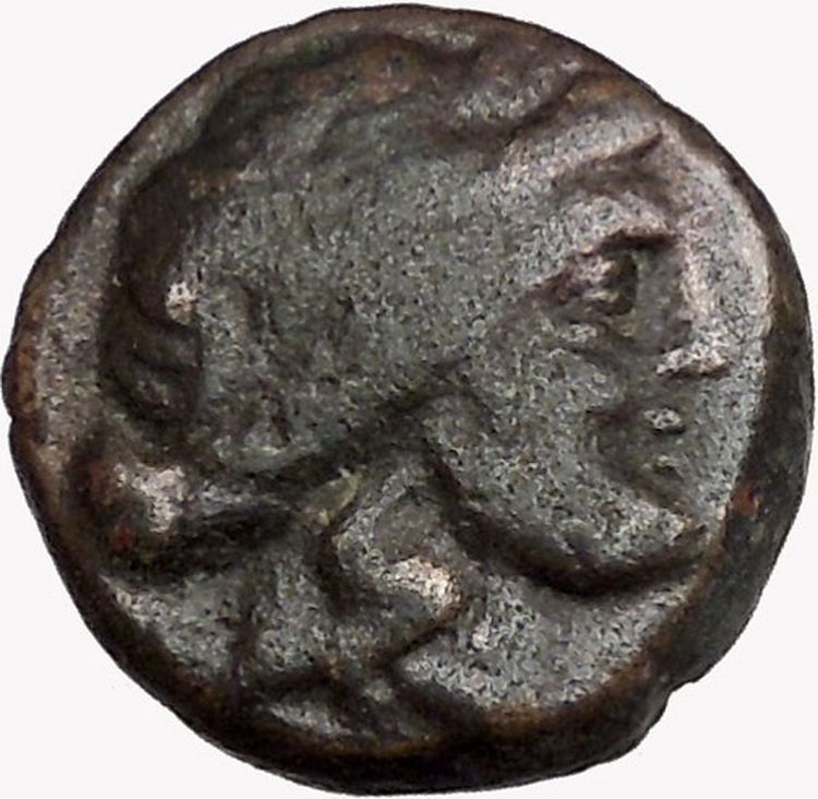 LARISSA Thessaly THESSALIAN LEAGUE 2ndCenBC Athena Apollo Greek Coin i43402