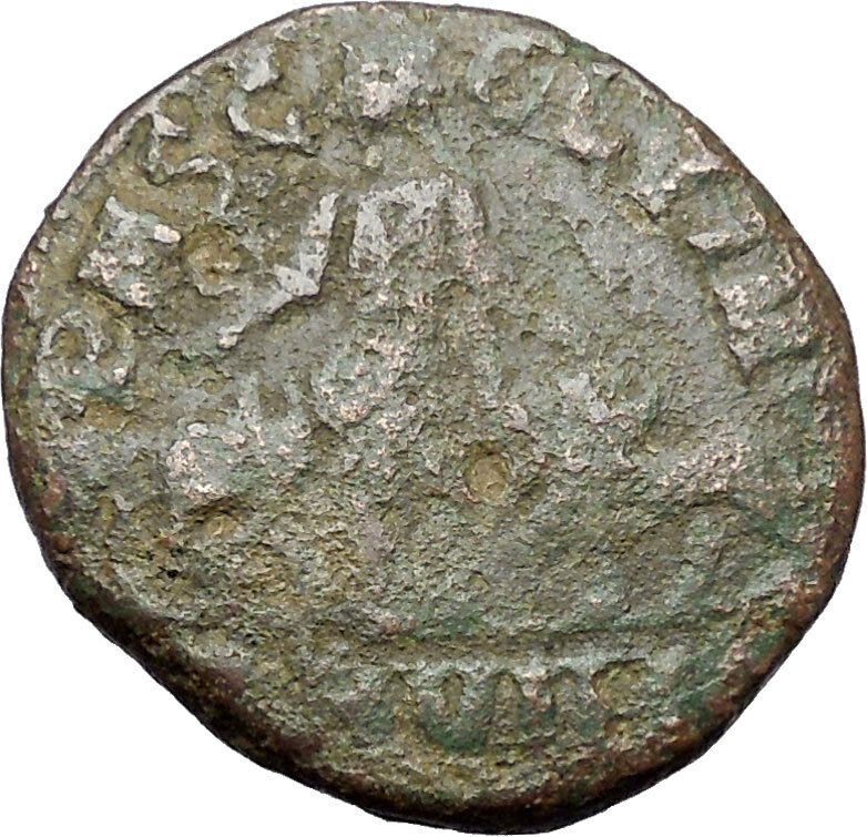 Diadumenian Marcianopolis Ancient Roman Coin Asclepius Medical symbol i48019