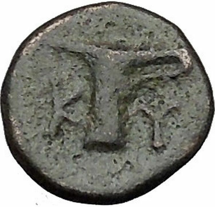 Kyme in Aeolis 350BC EAGLE & VASE on Authentic Ancient Greek Coin i48060