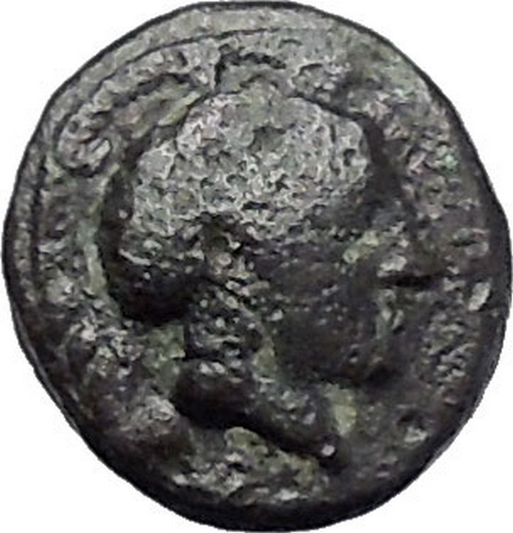 PHARSALOS in THESSALY 400BC Athena Horse Authentic Ancient Greek Coin i49215