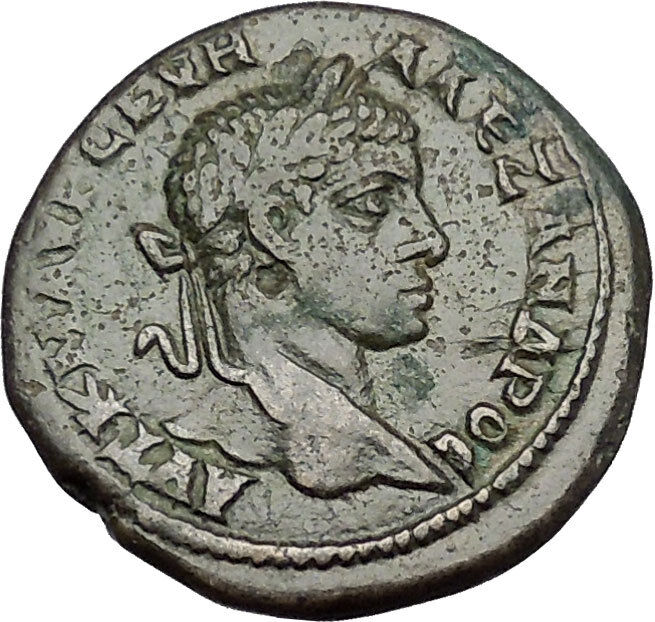 SEVERUS ALEXANDER 222AD Marcianopolis HOMONOIA Genuine Ancient Roman Coin i50982