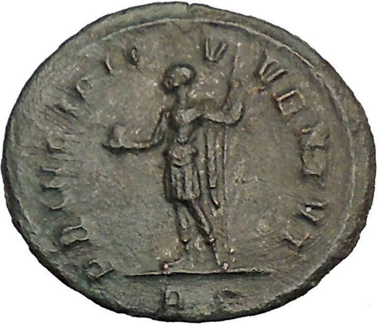 Carinus as Caesar with globe and spear 282AD Rare Ancient Roman Coin i52851