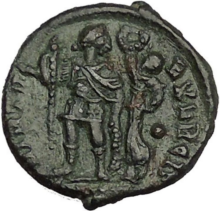 ARCADIUS crowned by Victory 383AD Authentic Ancient Roman Coin i52824