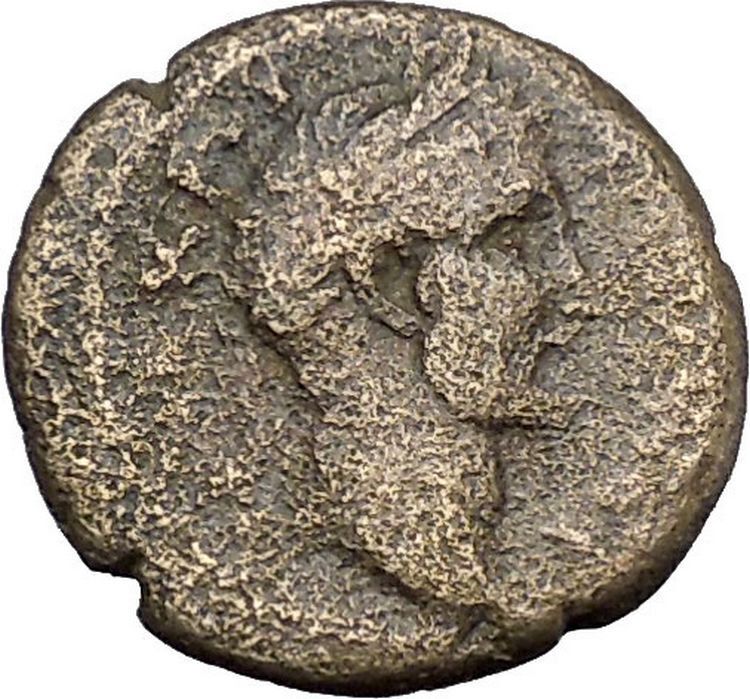 Antoninus Pius 138AD Ephesus in Ionia CALYDONIAN Boar Ancient Roman Coin i50361