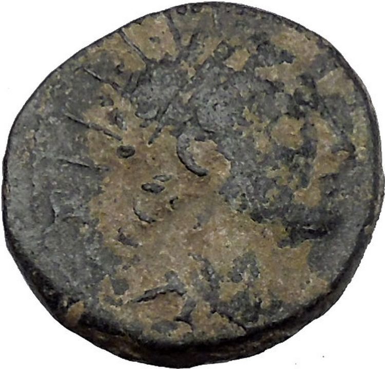 ANTIOCHOS IV EPIPHANES Seleukid 175BC Zeus Rare R1 Ancient Greek Coin i50371