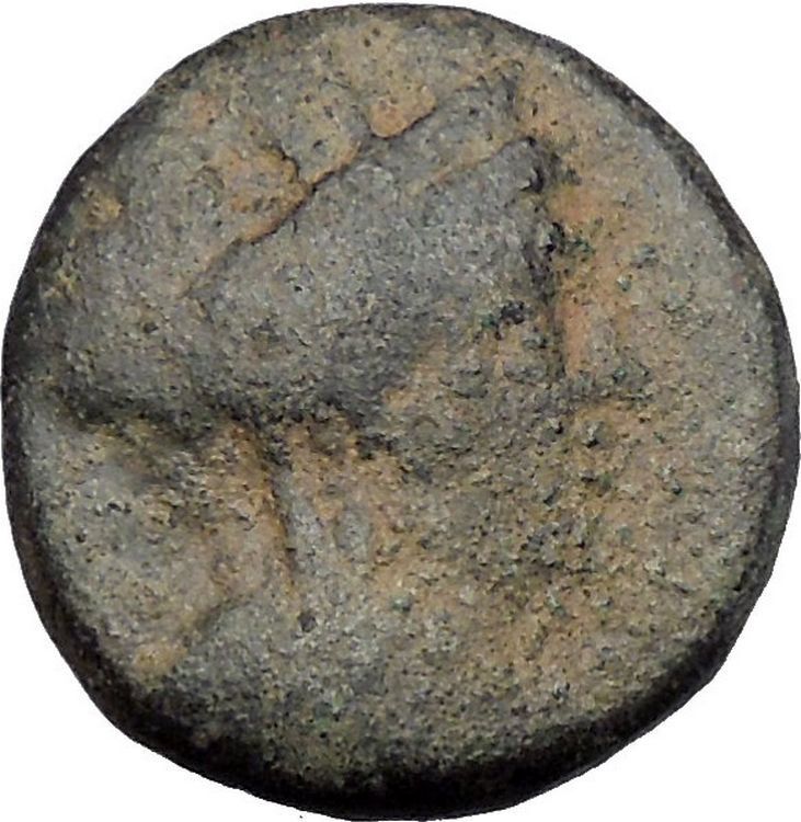 SIDON in PHOENICIA 109BC Tyche Galley Ship Authentic Ancient Greek Coin i50377