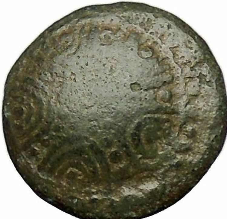 PHILADELPHIA in LYDIA 2-1stCenBC Macedonia Shield Thunderbolt Greek Coin i51980