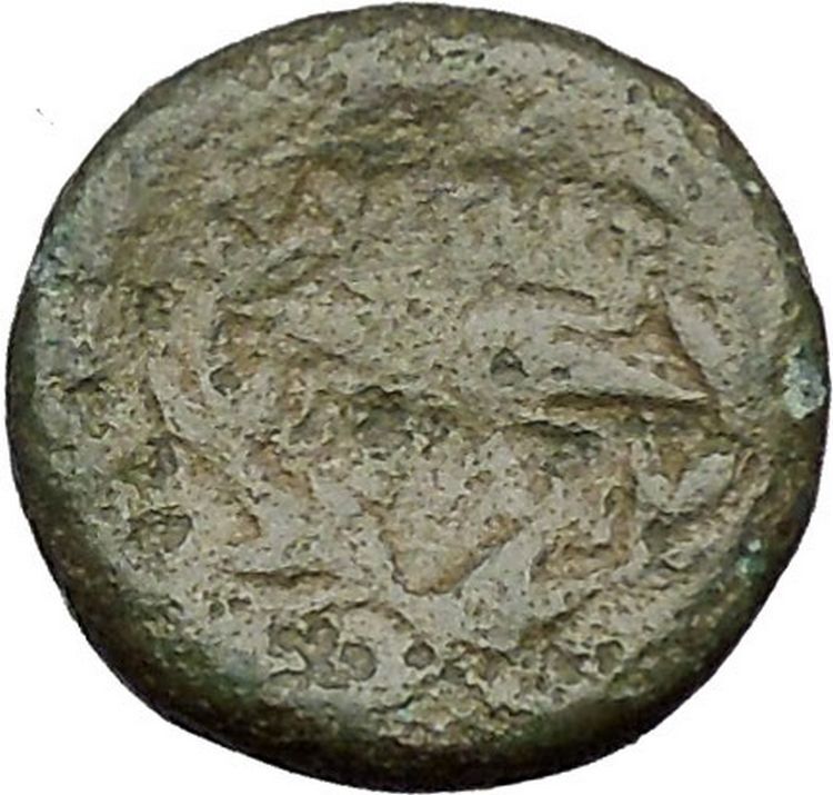 PHILADELPHIA in LYDIA 2-1stCenBC Macedonia Shield Thunderbolt Greek Coin i51980