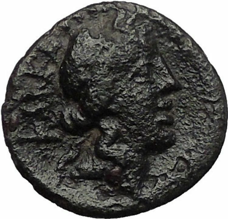 ELATEIA in PHOKIS Greece PHOKIAN LEAGUE Apollo Bull Ancient Greek Coin i56223