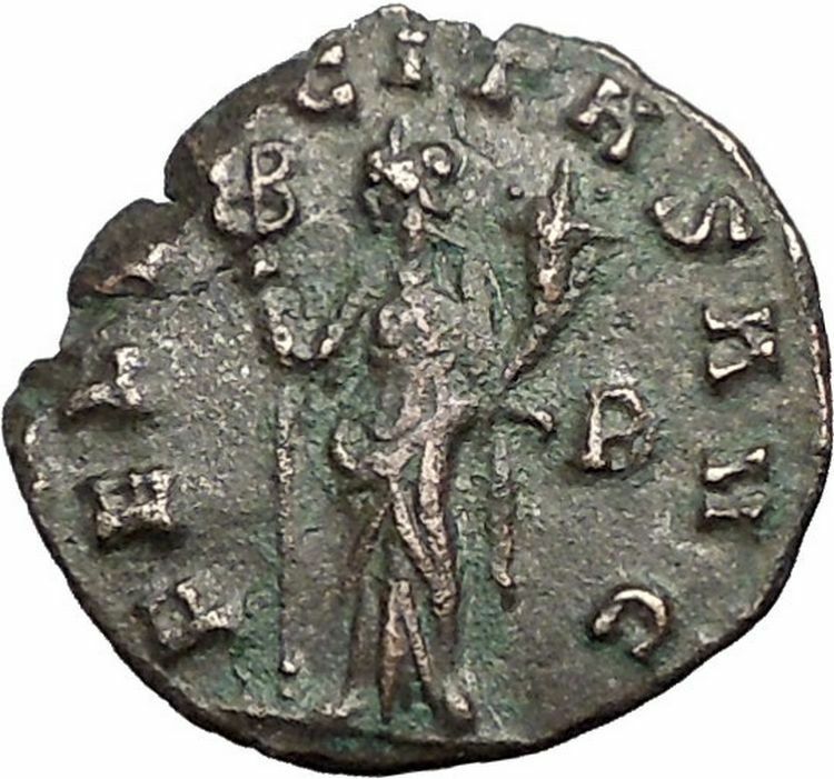 Claudius II Gothicus 268AD Ancient Roman Coin Good luck Cult Commerce i55751