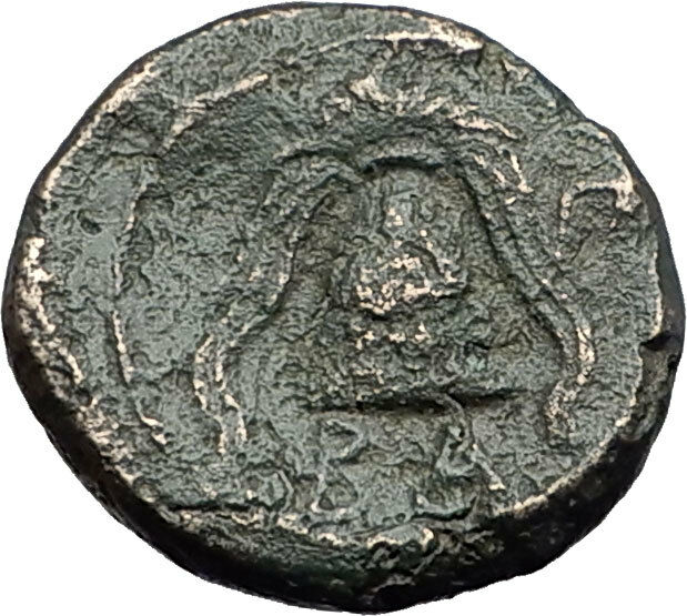 ALEXANDER III the Great 325BC Macedonia Shield Helmet Ancient Greek Coin i59637