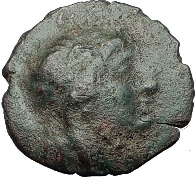 ACHAIOS Rebel KING of SELEUKID Empire Apollo Eagle RARE R2 Greek Coin i63210