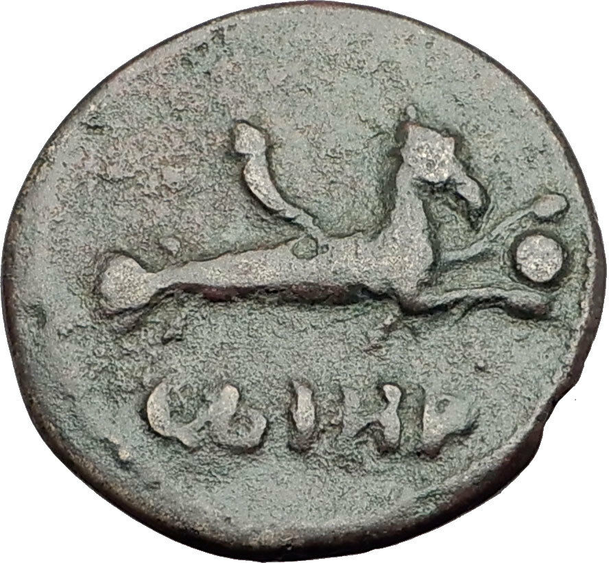 ELAGABALUS 218AD Genuine Parion Parium Mysia Ancient Roman Coin CAPRICORN i65166