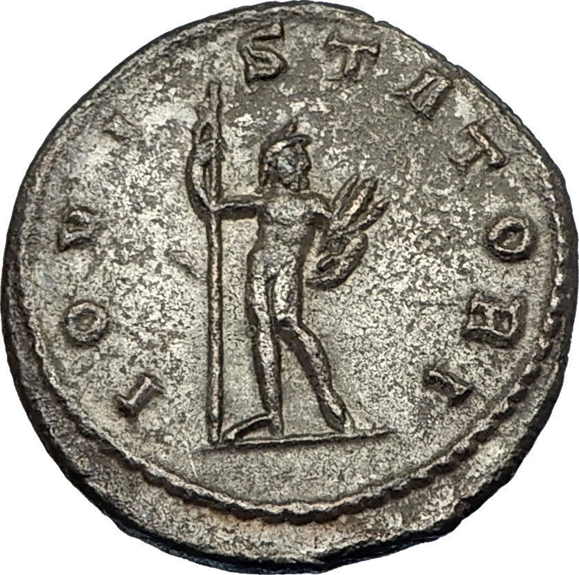 GALLIENUS 253AD Authentic Ancient Original Genuine Roman Coin JUPITER i65633