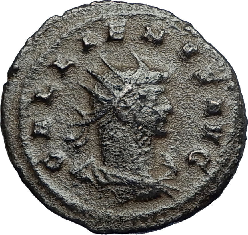 GALLIENUS w Globe and Spear Authentic Ancient Genuine 260AD Roman Coin i67678