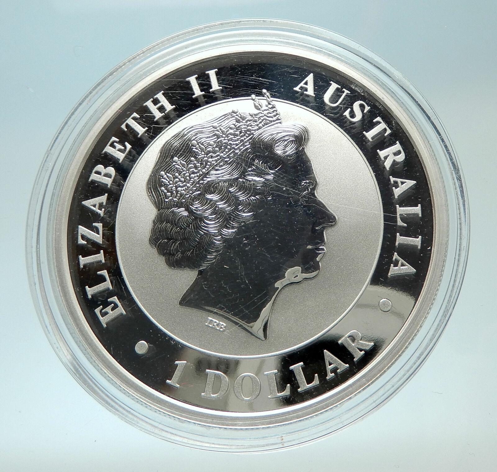 2016 AUSTRALIA UK Queen Elizabeth II KOALAS Genuine Antique Silver $ Coin i76483