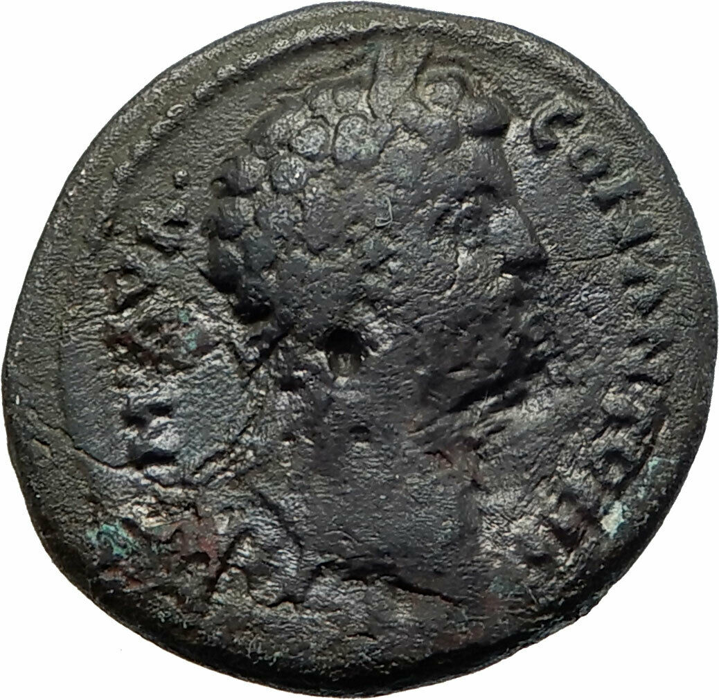 COMMODUS 177AD Authentic RARE Ancient GERMA GALATIA Roman Coin w ARTEMIS i74606