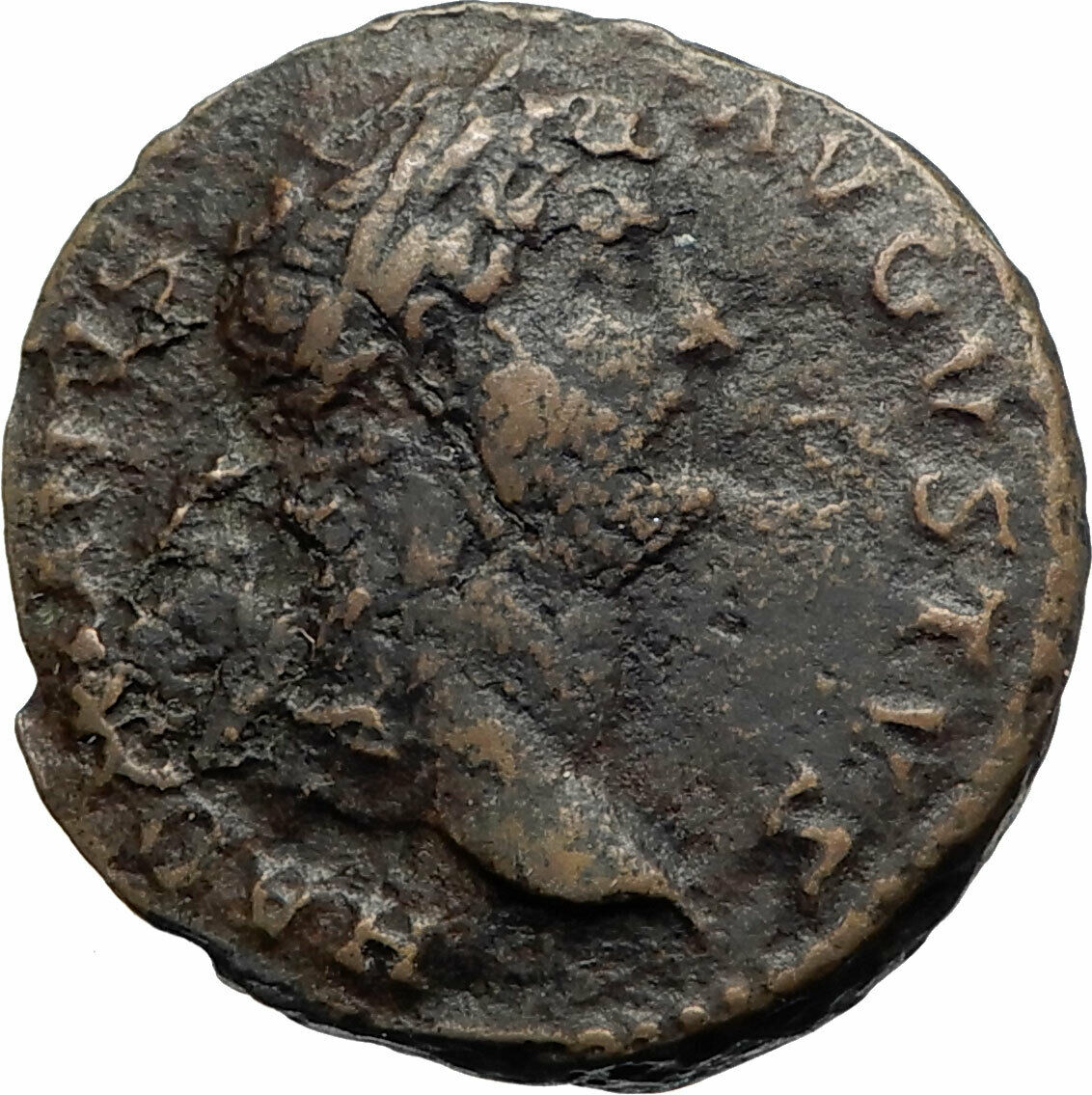 HADRIAN Authentic Ancient 132AD Rome Original Roman Coin CLEMENTIA i74834