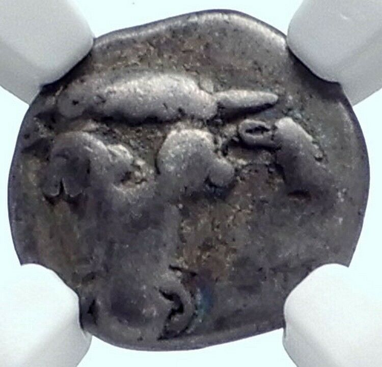 PKOKIS Greek Federal Central Greece Authentic 460BC Silver Coin NGC i77991