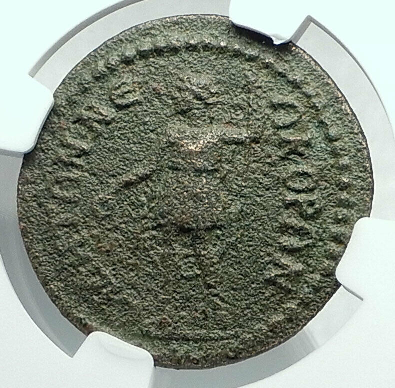 SALONINA wife of GALLIENUS Side Pamphylia Ancient Roman Coin APOLLO NGC i78447