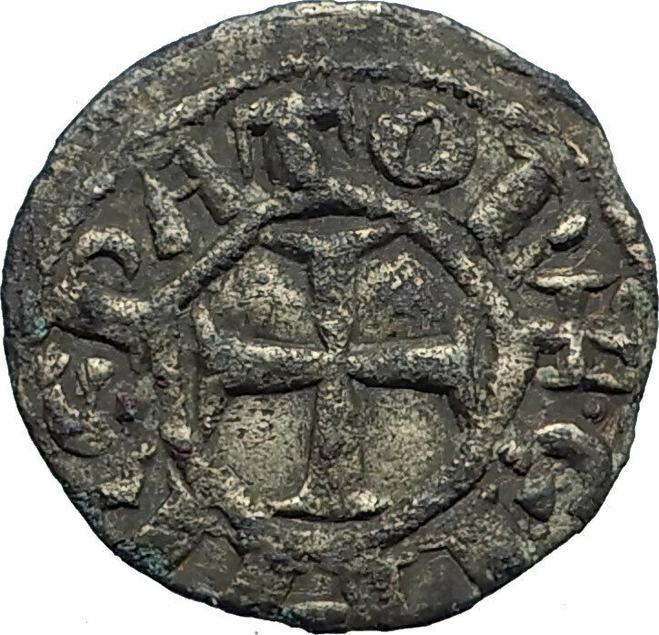 1194AD ITALY Kingdom of Sicily KING HENRY VI with CONSTANCE Coin EAGLE i79709