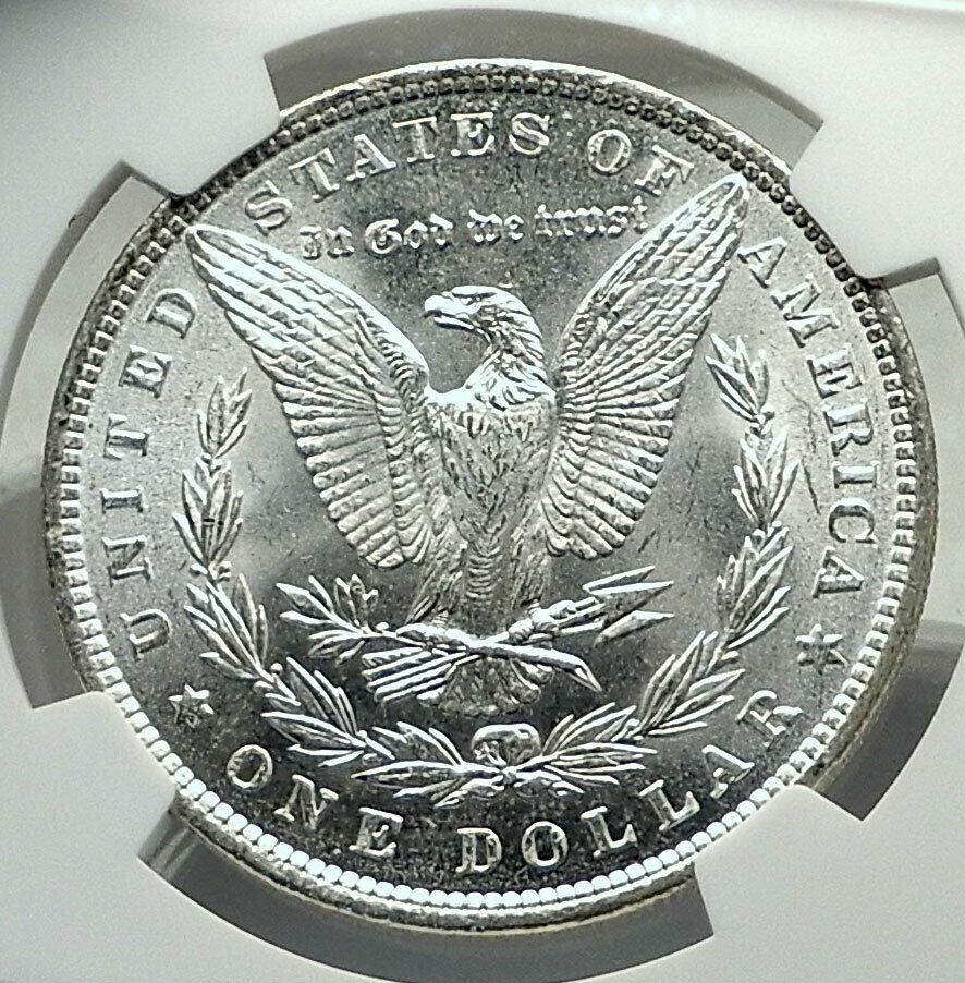 1886 UNITED STATES of America SILVER Morgan US Dollar Coin EAGLE NGC MS i79836