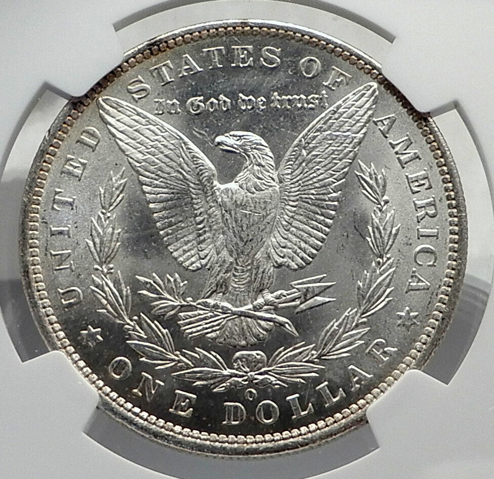 1884 UNITED STATES of America SILVER Morgan US Dollar Coin EAGLE NGC MS i79851