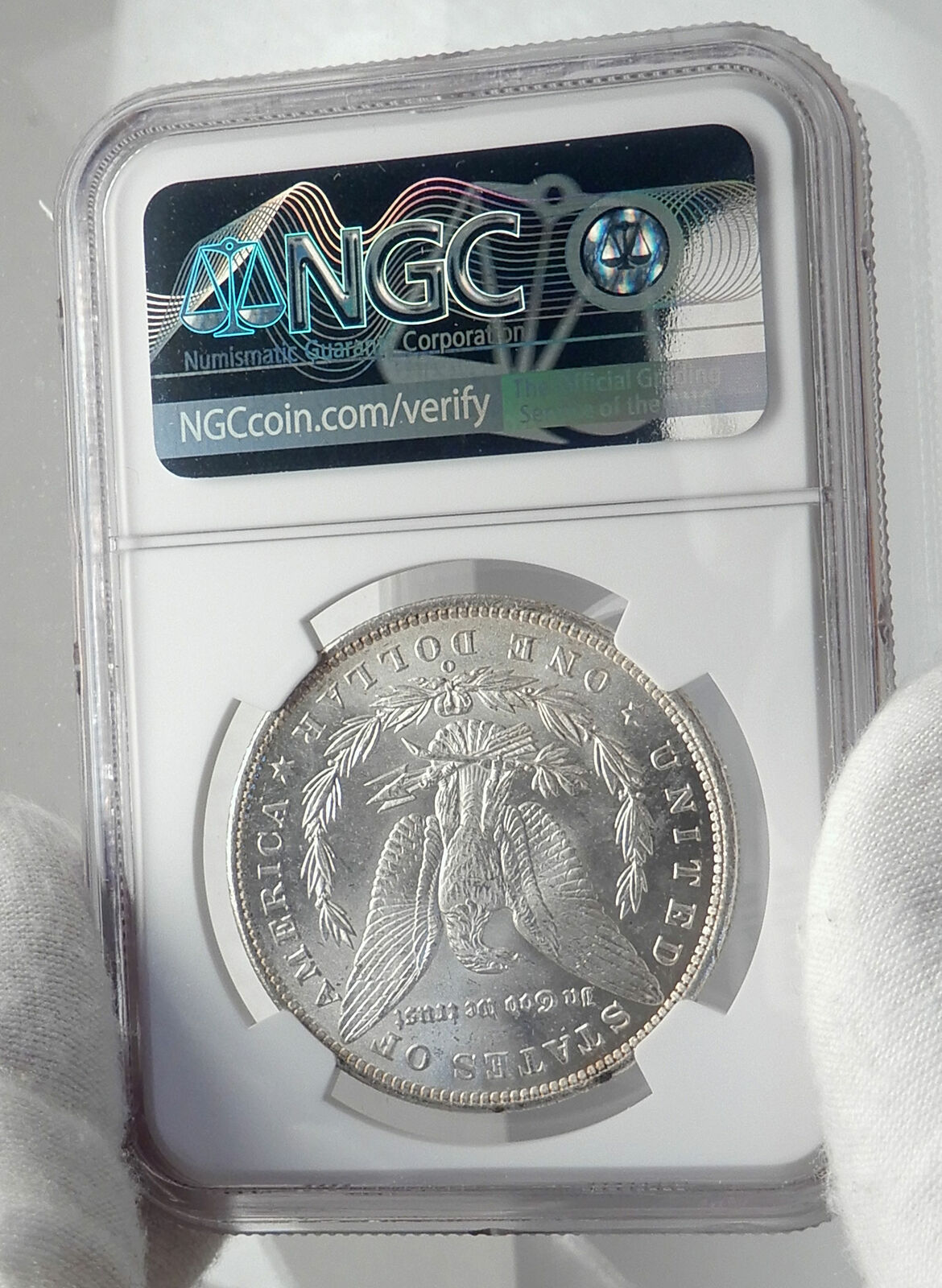 1884 UNITED STATES of America SILVER Morgan US Dollar Coin EAGLE NGC MS i79851