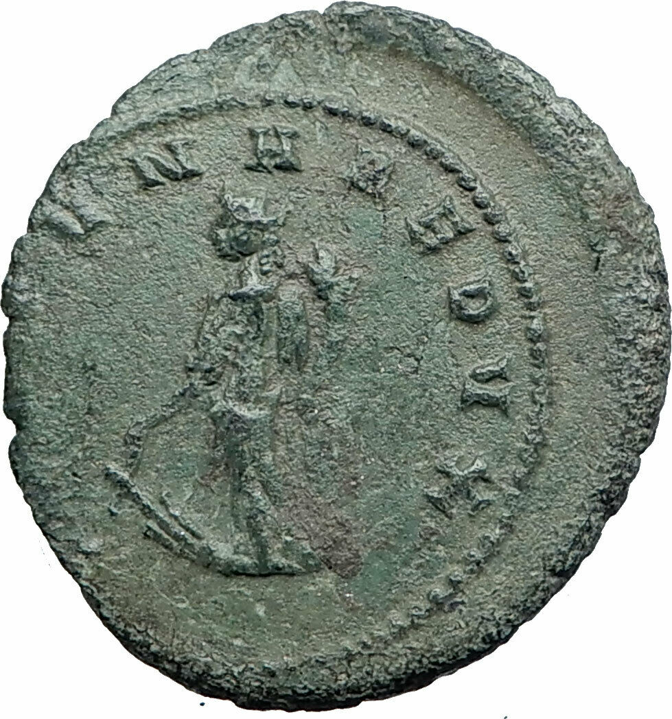 CLAUDIUS II Gothicus 268AD Authentic Ancient Roman Coin Fortuna Luck i80009