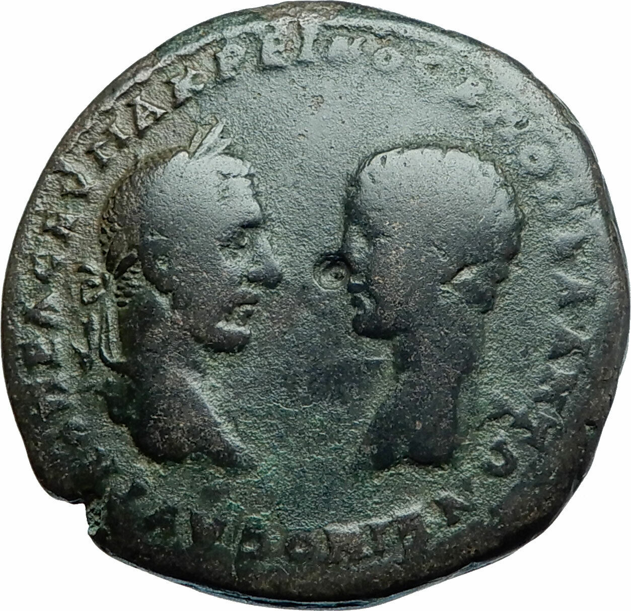 MACRINUS & SON DIADUMENIAN Ancient 217AD Marcianopolis Roman Coin HERMES i78929