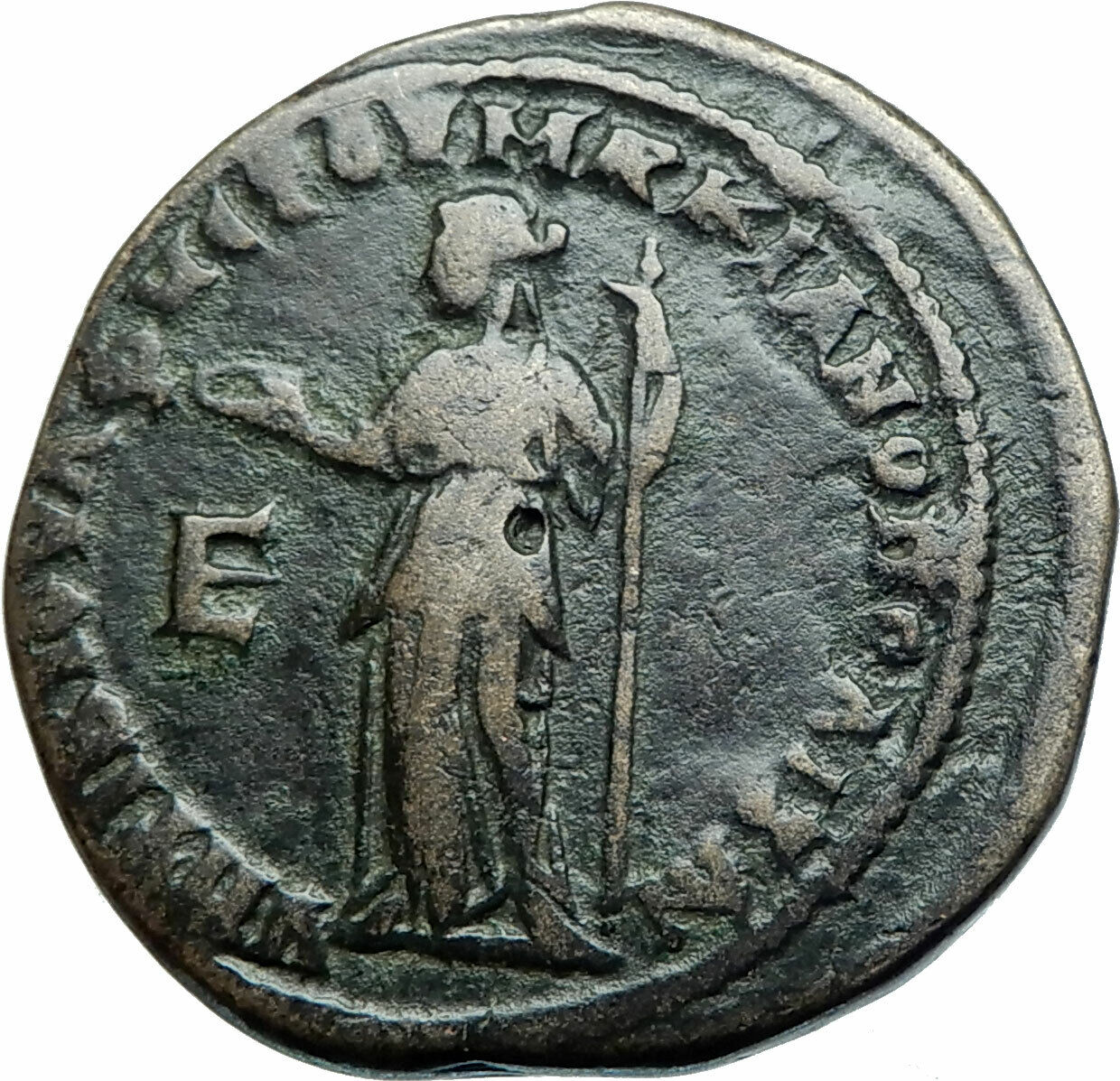 SEVERUS ALEXANDER & JULIA MAESA Marcianopolis Ancient Roman Coin DEMETER i79139