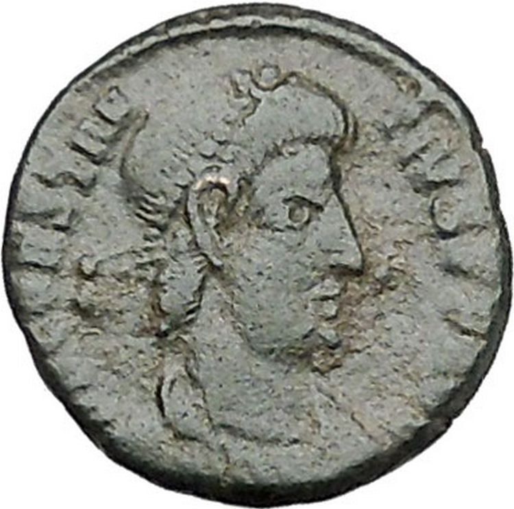 CONSTANTIUS II Constantine the Great son Ancient Roman Coin Battle Horse i41045