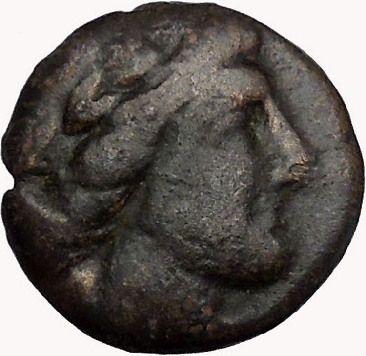 LARISSA Thessaly THESSALIAN LEAGUE 196BC Athena Apollo Greek Coin i43494