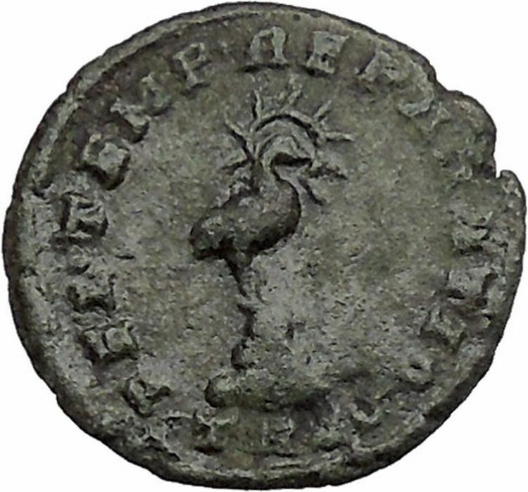 CONSTANS 330AD Trier Christianity PHOENIX Authentic Ancient Roman Coin i45561