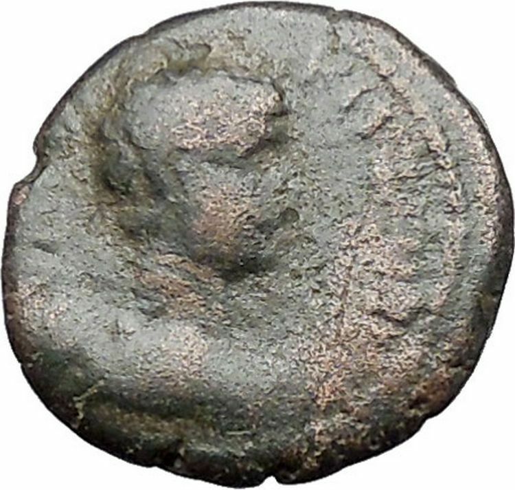 CARACALLA Nicopolis ad Istrum Ancient Roman Coin Cista mystica Serpent i48003